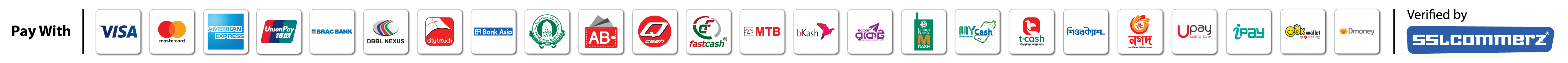 Accepted payment methods